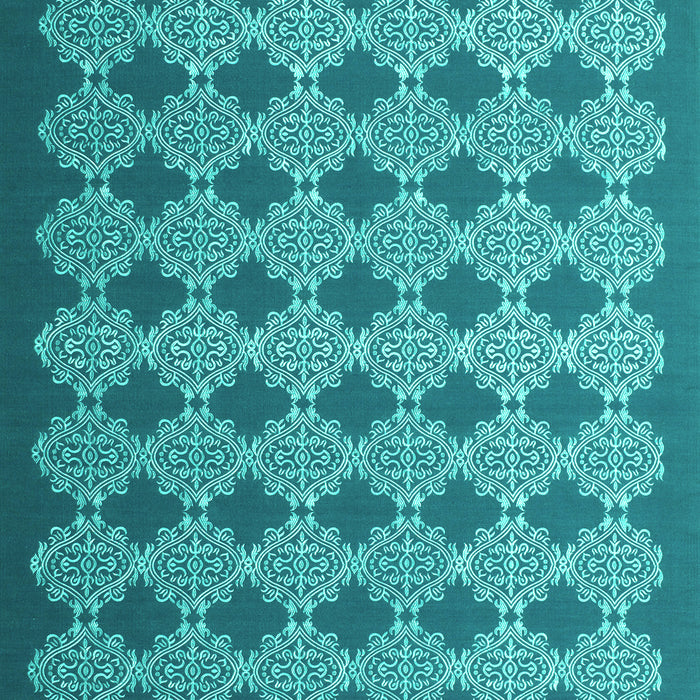 Abstract Turquoise Contemporary Rug, con1045turq