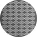 Square Abstract Gray Contemporary Rug, con1045gry