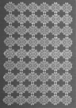 Abstract Gray Contemporary Rug, con1045gry