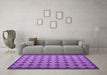 Machine Washable Abstract Pink Contemporary Rug in a Living Room, wshcon1045pnk