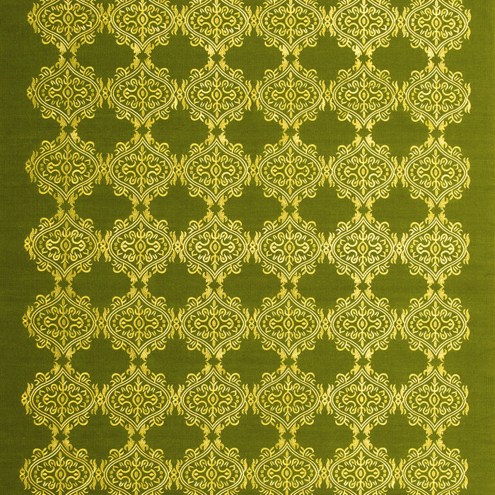 Abstract Yellow Contemporary Rug, con1045yw