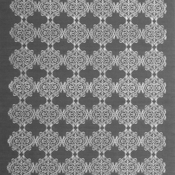 Serging Thickness of Machine Washable Abstract Gray Contemporary Rug, wshcon1045gry