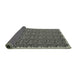 Thickness of Contemporary Charcoal Gray Modern Rug, con1046