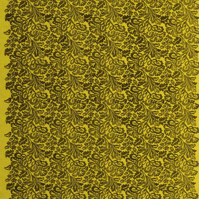Abstract Yellow Contemporary Rug, con1046yw