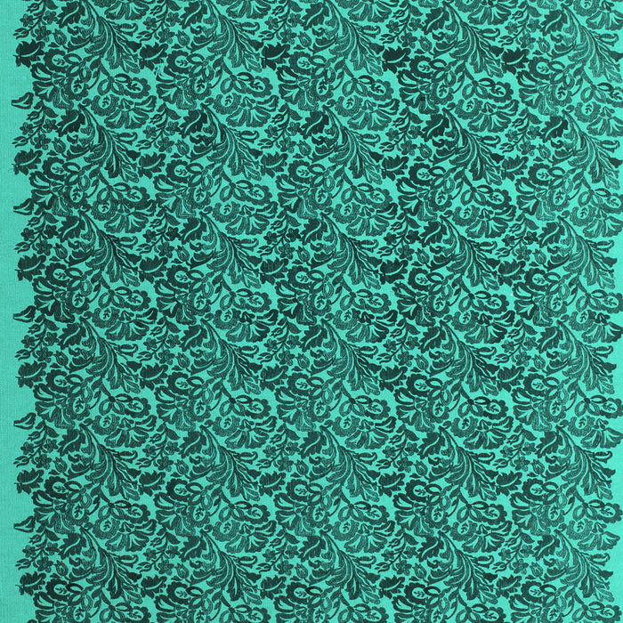 Abstract Turquoise Contemporary Rug, con1046turq