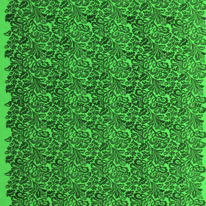 Abstract Green Contemporary Rug, con1046grn