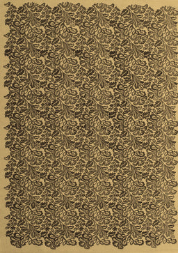 Abstract Brown Contemporary Rug, con1046brn