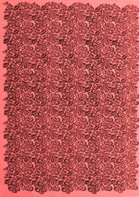 Abstract Red Contemporary Rug, con1046red