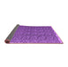 Sideview of Abstract Purple Contemporary Rug, con1046pur