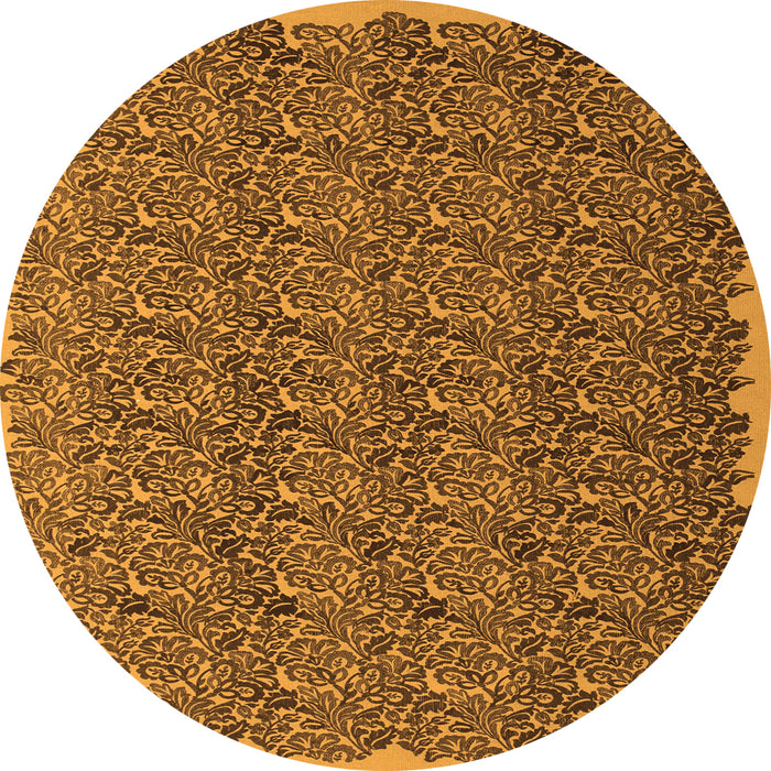 Machine Washable Abstract Orange Contemporary Area Rugs, wshcon1046org