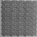 Round Machine Washable Abstract Gray Contemporary Rug, wshcon1046gry