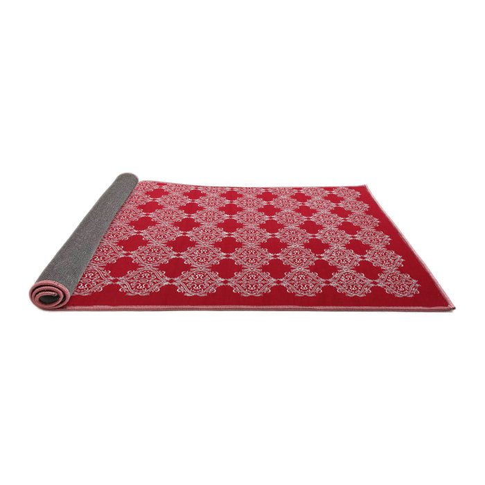 Thickness of Contemporary Red Modern Rug, con1047