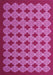 Machine Washable Abstract Purple Contemporary Area Rugs, wshcon1047pur