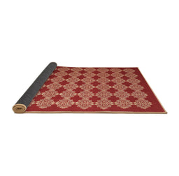 Sideview of Abstract Brown Contemporary Rug, con1047brn