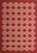 Machine Washable Abstract Brown Contemporary Rug, wshcon1047brn