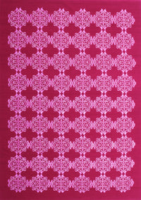 Abstract Pink Contemporary Rug, con1047pnk