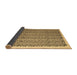 Sideview of Abstract Brown Contemporary Rug, con1048brn