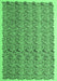 Machine Washable Abstract Emerald Green Contemporary Area Rugs, wshcon1048emgrn