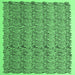 Square Machine Washable Abstract Emerald Green Contemporary Area Rugs, wshcon1048emgrn