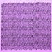 Square Abstract Purple Contemporary Rug, con1048pur