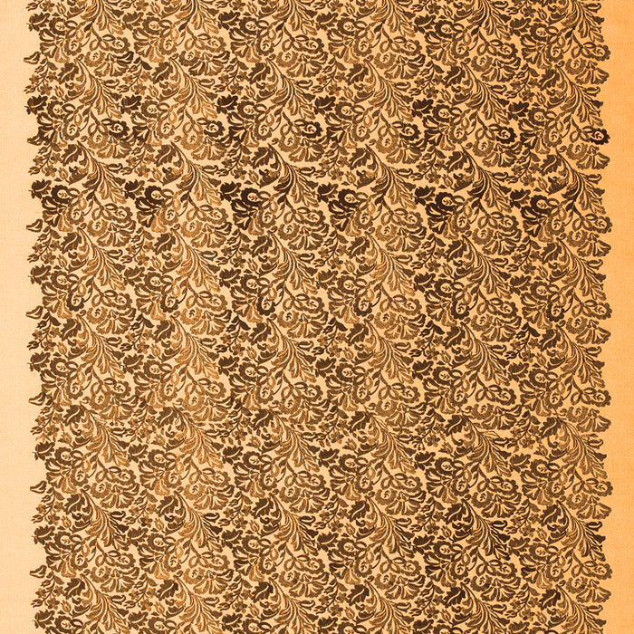 Serging Thickness of Machine Washable Abstract Orange Contemporary Area Rugs, wshcon1048org