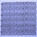 Square Abstract Blue Contemporary Rug, con1048blu