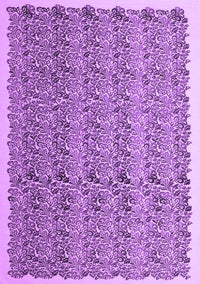 Abstract Purple Contemporary Rug, con1048pur