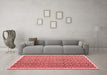 Contemporary Red Washable Rugs