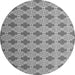 Square Abstract Gray Contemporary Rug, con1049gry