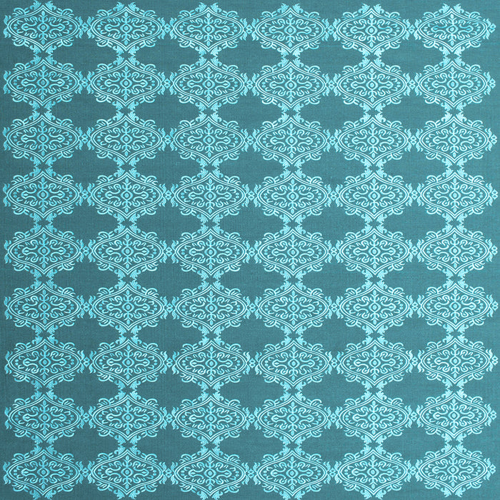 Square Abstract Light Blue Contemporary Rug, con1049lblu