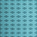 Square Abstract Light Blue Contemporary Rug, con1049lblu