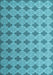 Abstract Light Blue Contemporary Rug, con1049lblu