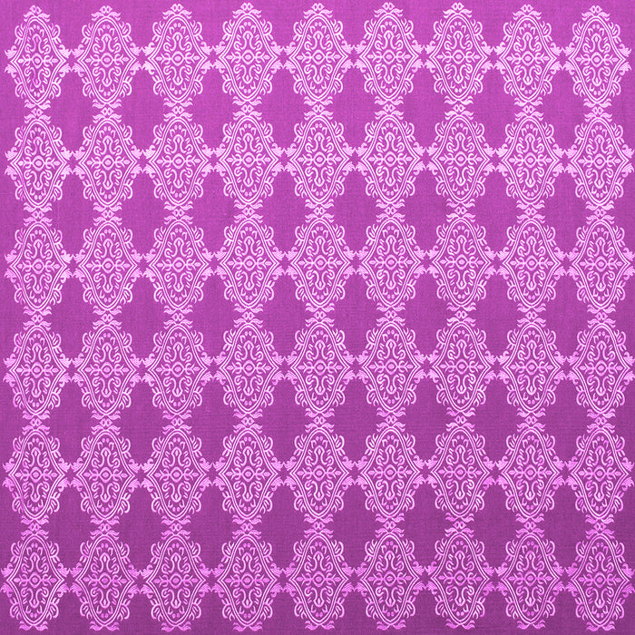 Square Machine Washable Abstract Pink Contemporary Rug, wshcon1049pnk