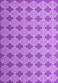 Abstract Purple Contemporary Rug, con1049pur