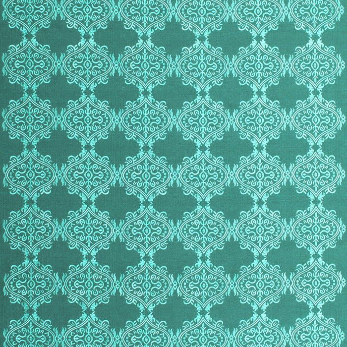 Machine Washable Abstract Turquoise Contemporary Area Rugs, wshcon1049turq