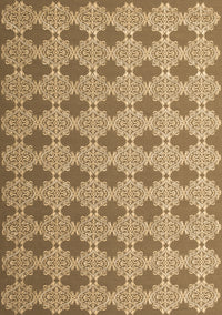 Abstract Brown Contemporary Rug, con1049brn