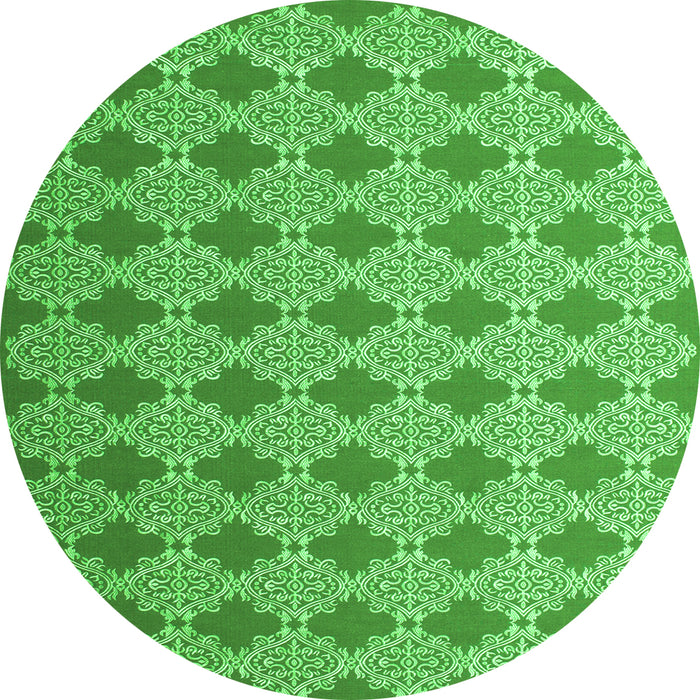 Machine Washable Abstract Green Contemporary Area Rugs, wshcon1049grn