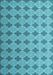 Machine Washable Abstract Light Blue Contemporary Rug, wshcon1049lblu