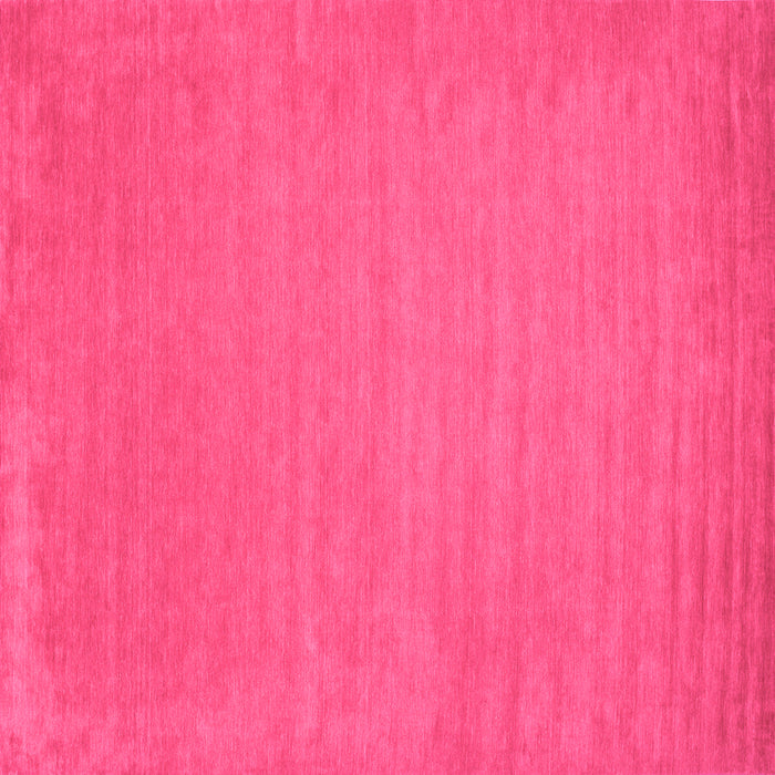 Square Machine Washable Abstract Pink Contemporary Rug, wshcon104pnk