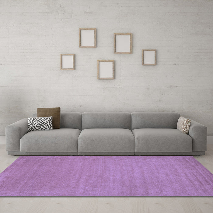Machine Washable Abstract Blue Contemporary Rug in a Living Room, wshcon104blu