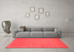 Contemporary Red Washable Rugs