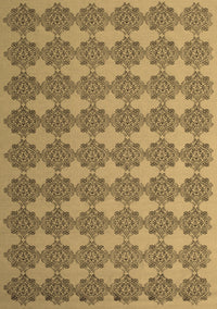 Abstract Brown Contemporary Rug, con1050brn