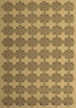 Abstract Brown Contemporary Rug, con1050brn