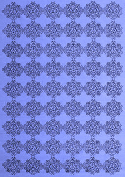 Abstract Blue Contemporary Rug, con1050blu