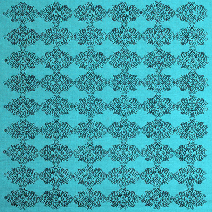 Square Machine Washable Abstract Light Blue Contemporary Rug, wshcon1050lblu