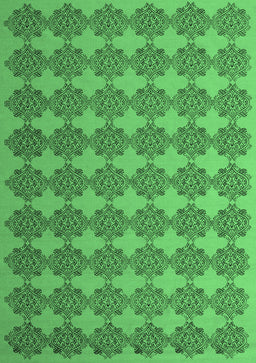 Abstract Emerald Green Contemporary Rug, con1050emgrn