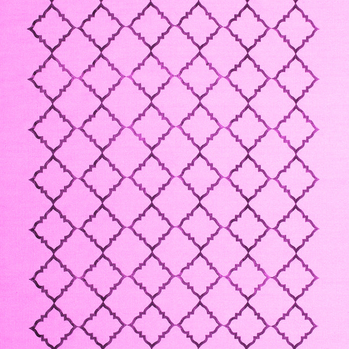 Machine Washable Terrilis Pink Contemporary Rug, wshcon1051pnk