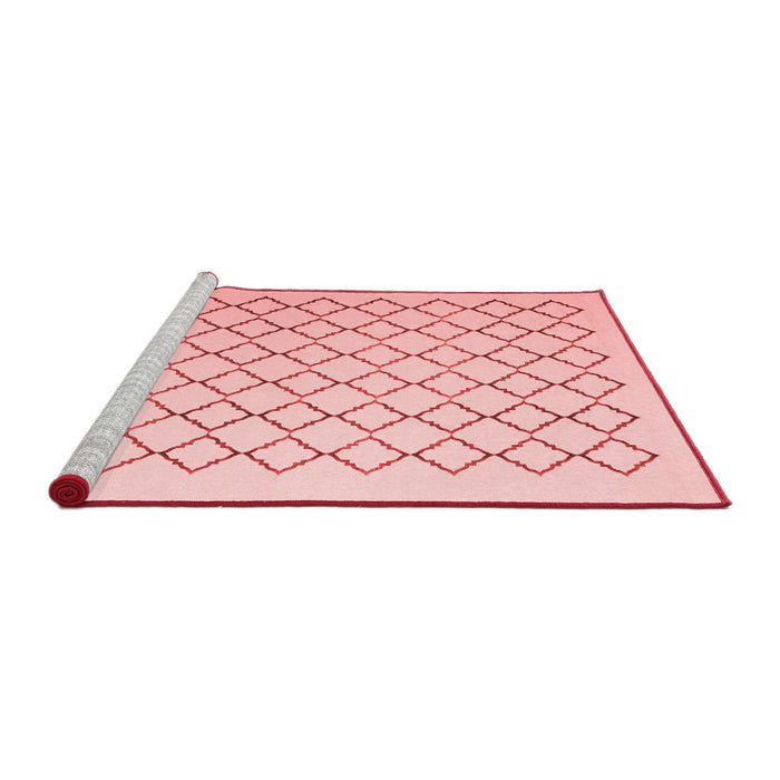 Contemporary Red Washable Rugs