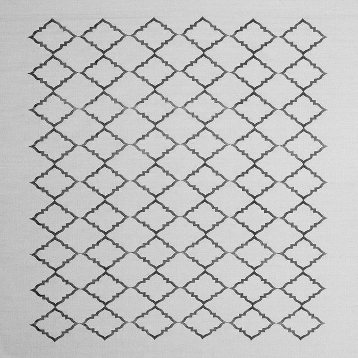 Round Machine Washable Terrilis Gray Contemporary Rug, wshcon1051gry