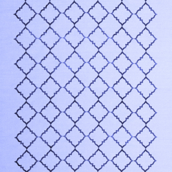 Machine Washable Terrilis Blue Contemporary Rug, wshcon1051blu